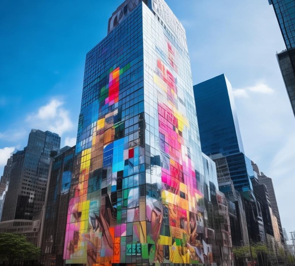 城市广告设计的艺术之镜，城市镜与广告设计的创新融合